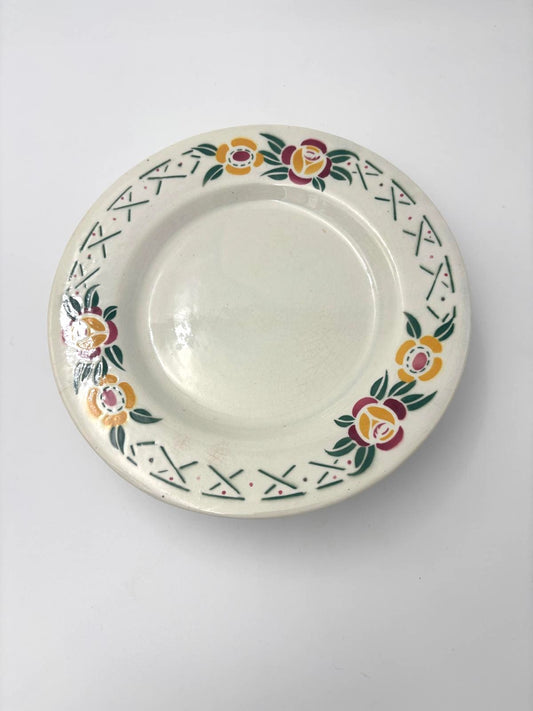 Gien fajanceopsats med blomster