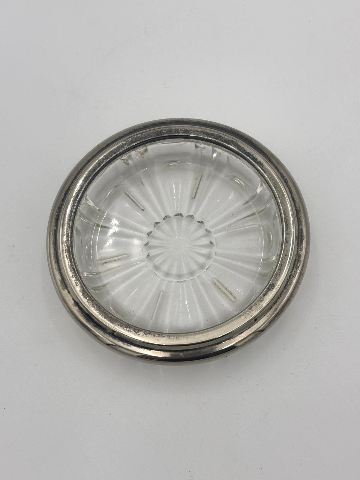 Glas coaster 10 cm
