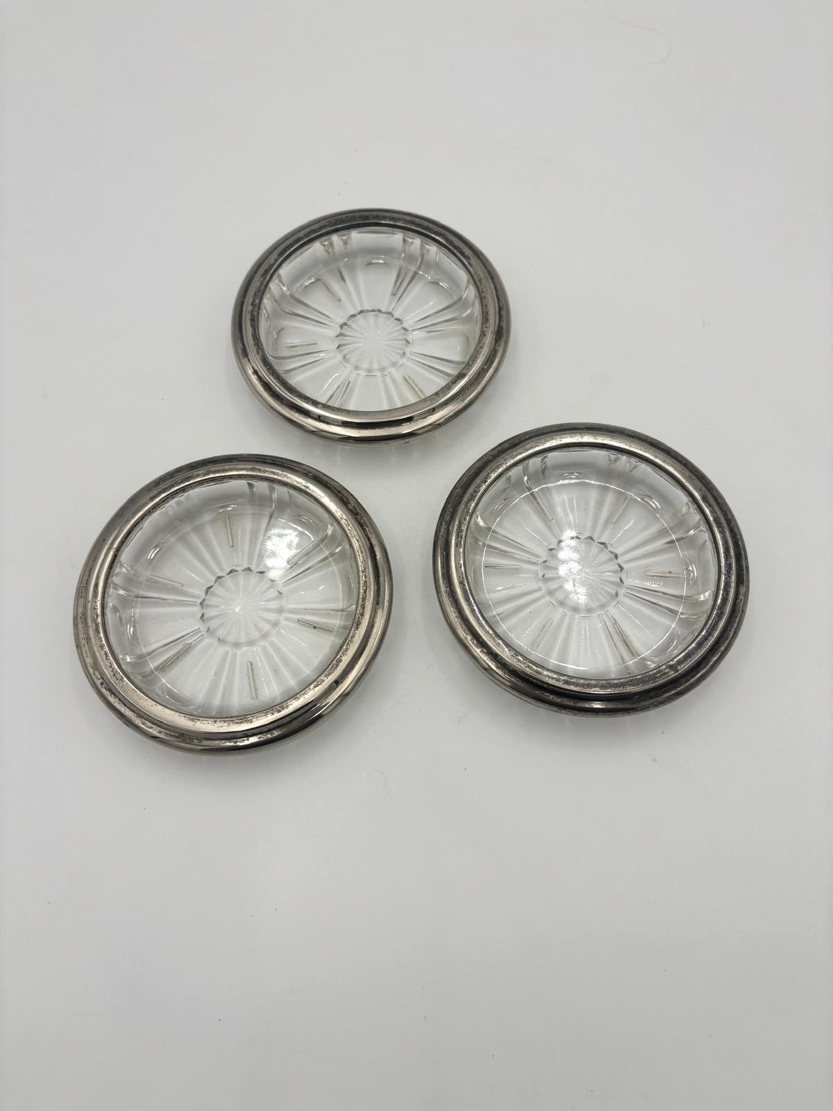 Glas coaster 10 cm