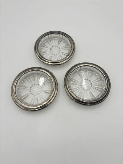 Glas coaster 10 cm