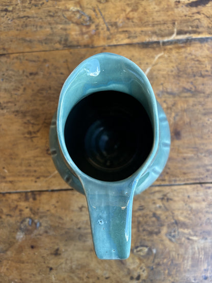 Grøn blå glaseret kande