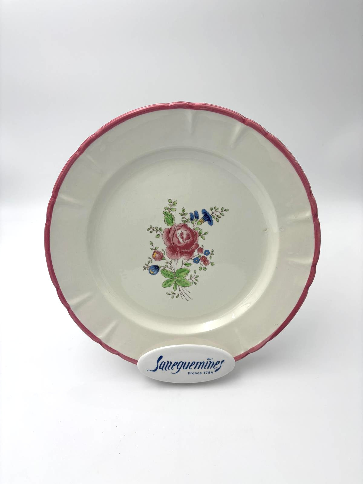 Håndmalet rundt fad