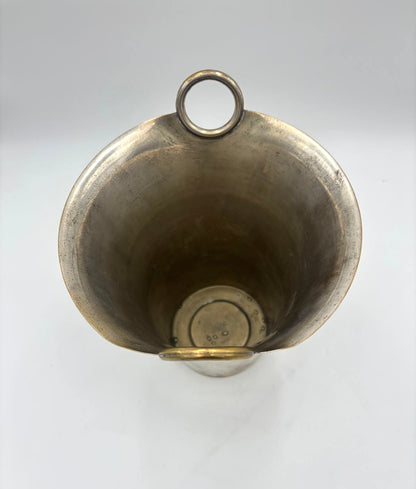Champagnekøler, patineret med ringdesign