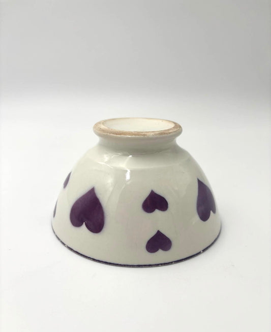 Cafe au lait skål  kaffe bol med lille hjerter