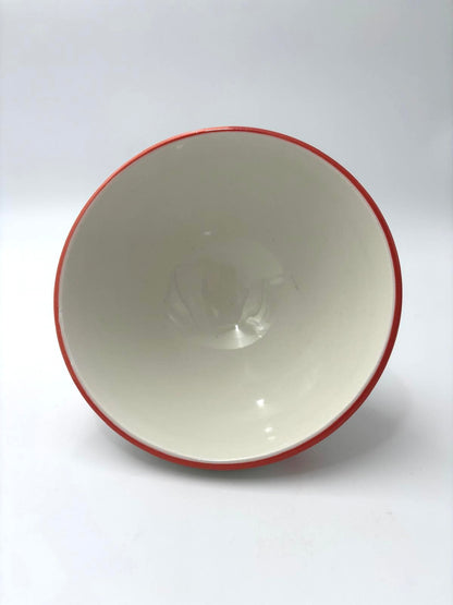 Cafe au lait skål / kaffebol med orange hjerter