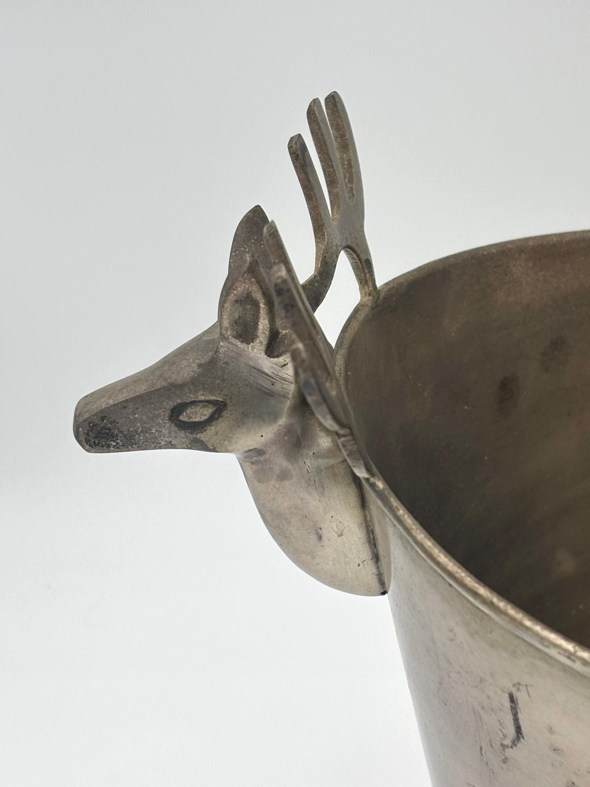 Champagnekøler med hjortehoveder - dobbelt størrelse