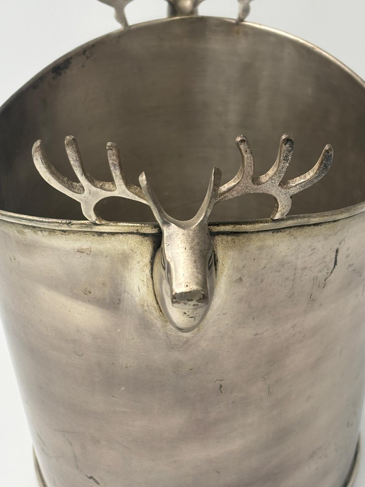 Champagnekøler med hjortehoveder - dobbelt størrelse