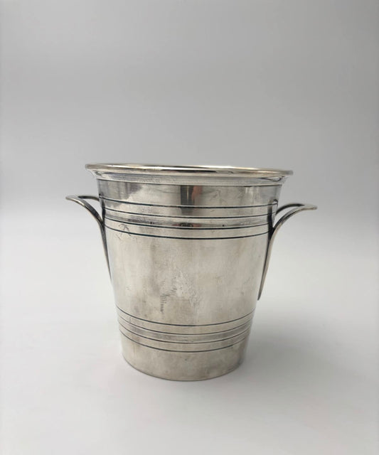 Isspand - art deco i pletsølv