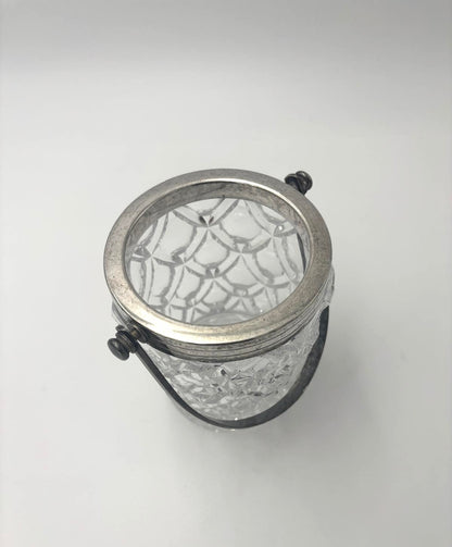 Isspand med forsølvet kant