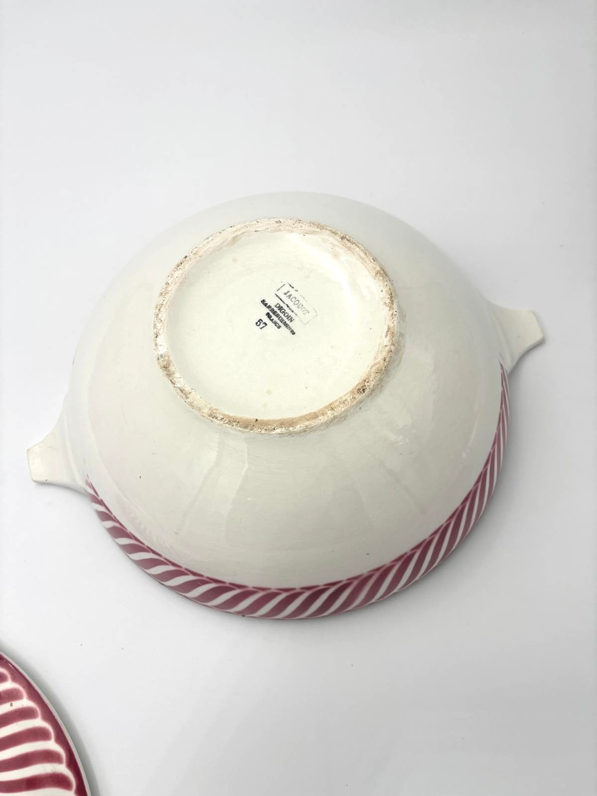 Digoin terrin med låg - model Jacquot