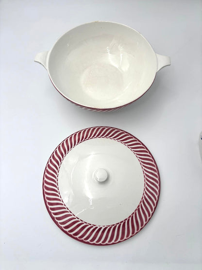 Digoin terrin med låg - model Jacquot