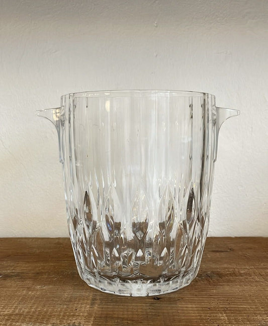 Krystal champagnekøler i enkelt design