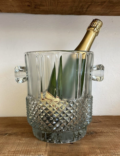 Stor krystal champagnekøler