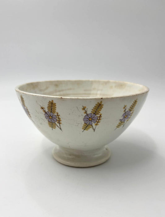 Lilla blomsterbol fra Digoin & Sarreguemines