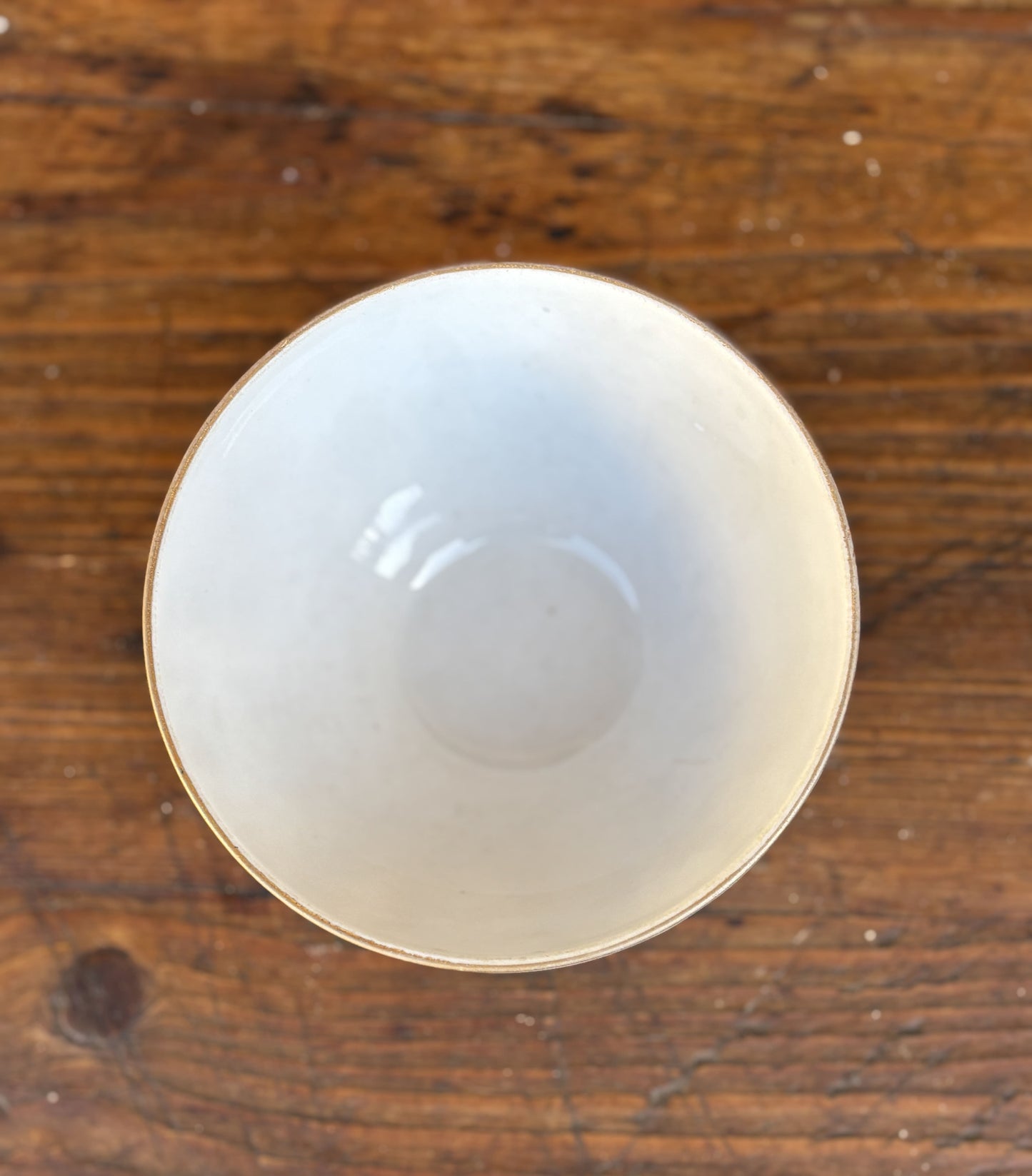Lille hvid bol - kaffeskål