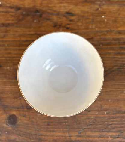 Lille hvid bol - kaffeskål