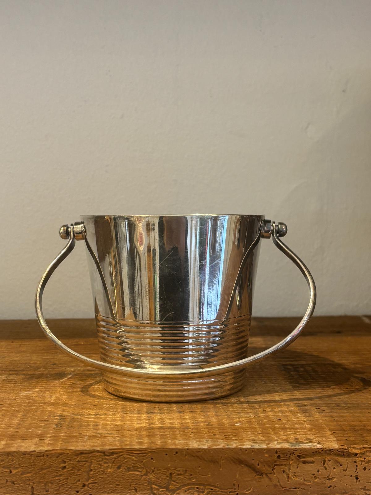 Lille isspand i pletsølv