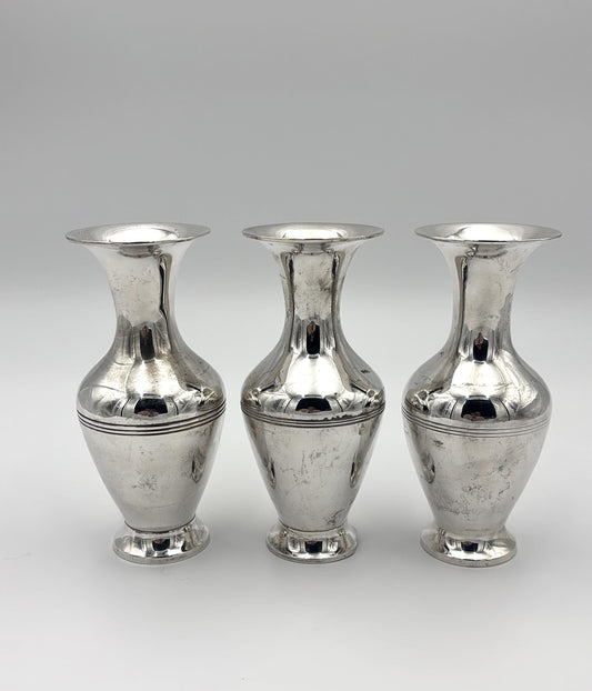 Forsølvet lille klassisk vase