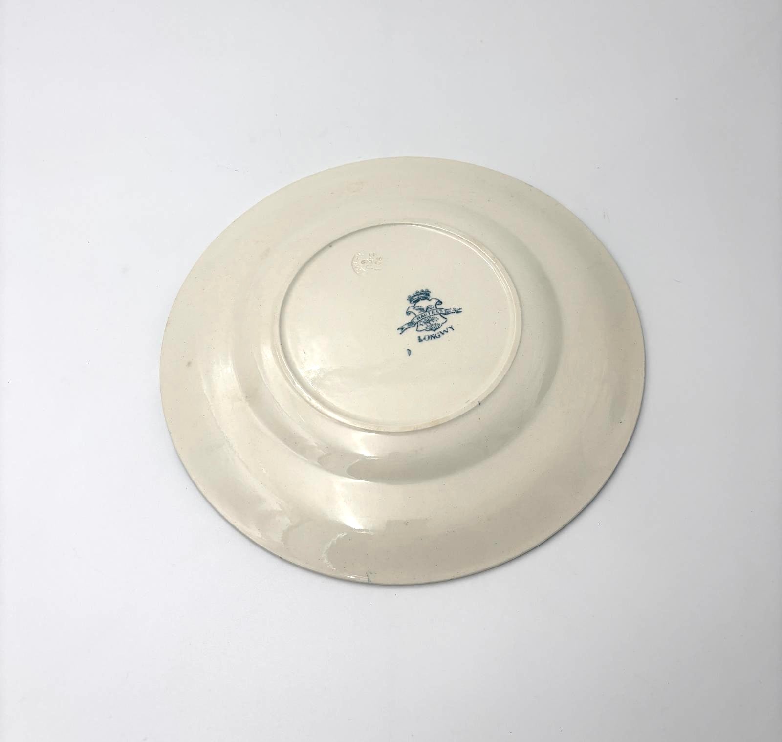 Vintage tallerken fra Longwy - model Chartres