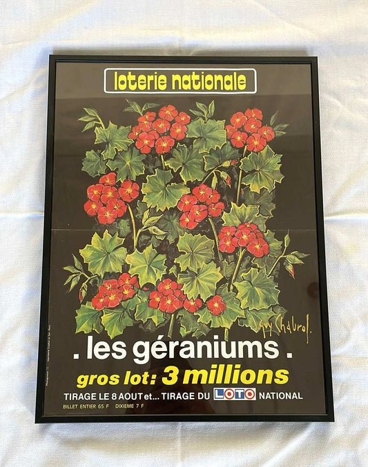 Plakat indrammet