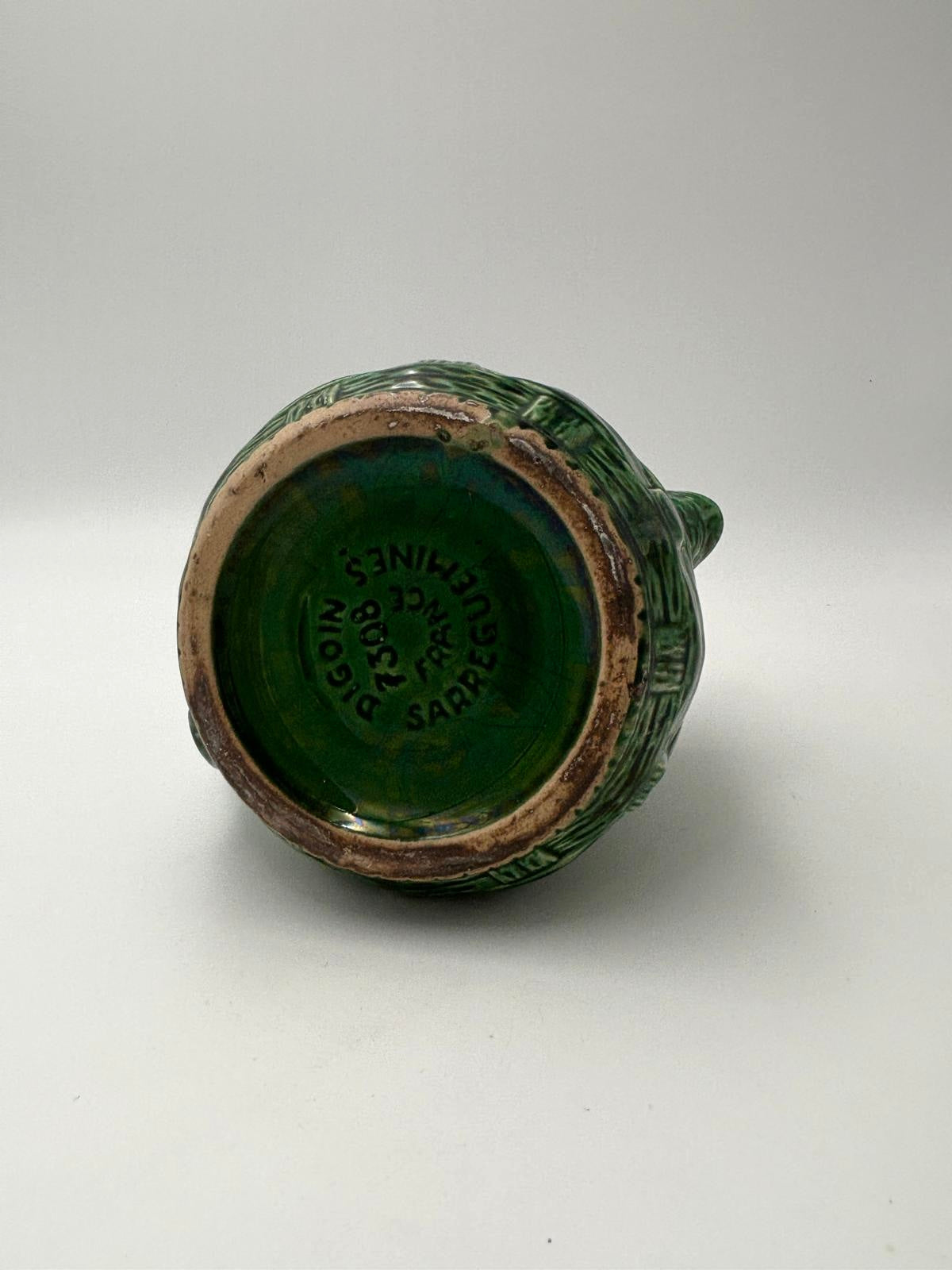 Majolica-kande - dyb grøn