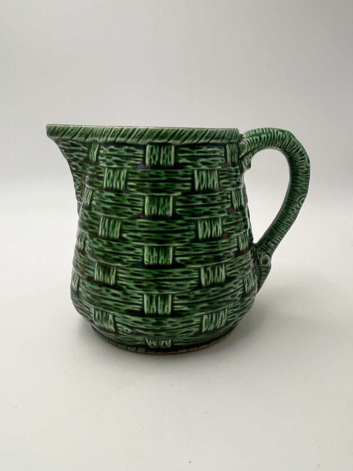 Majolica-kande - dyb grøn