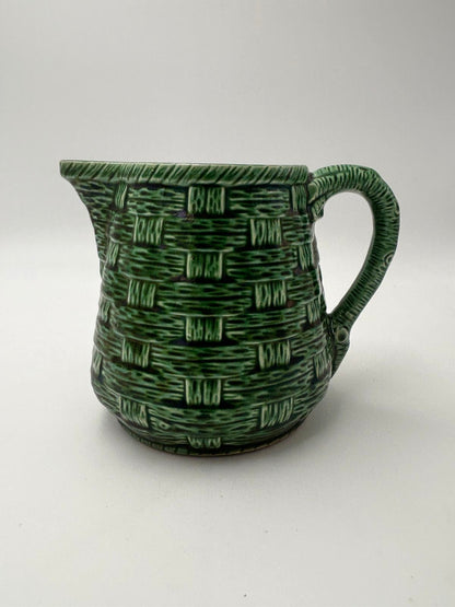 Majolica-kande - dyb grøn