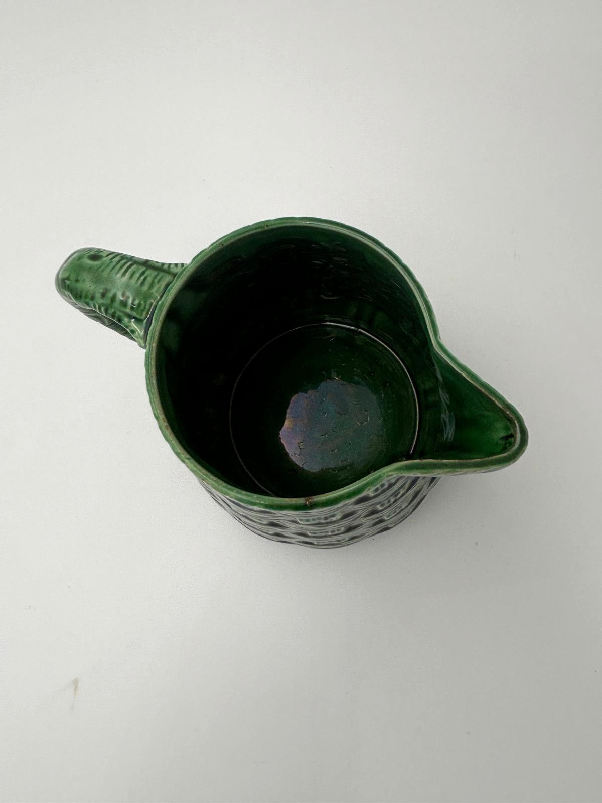 Majolica-kande - dyb grøn