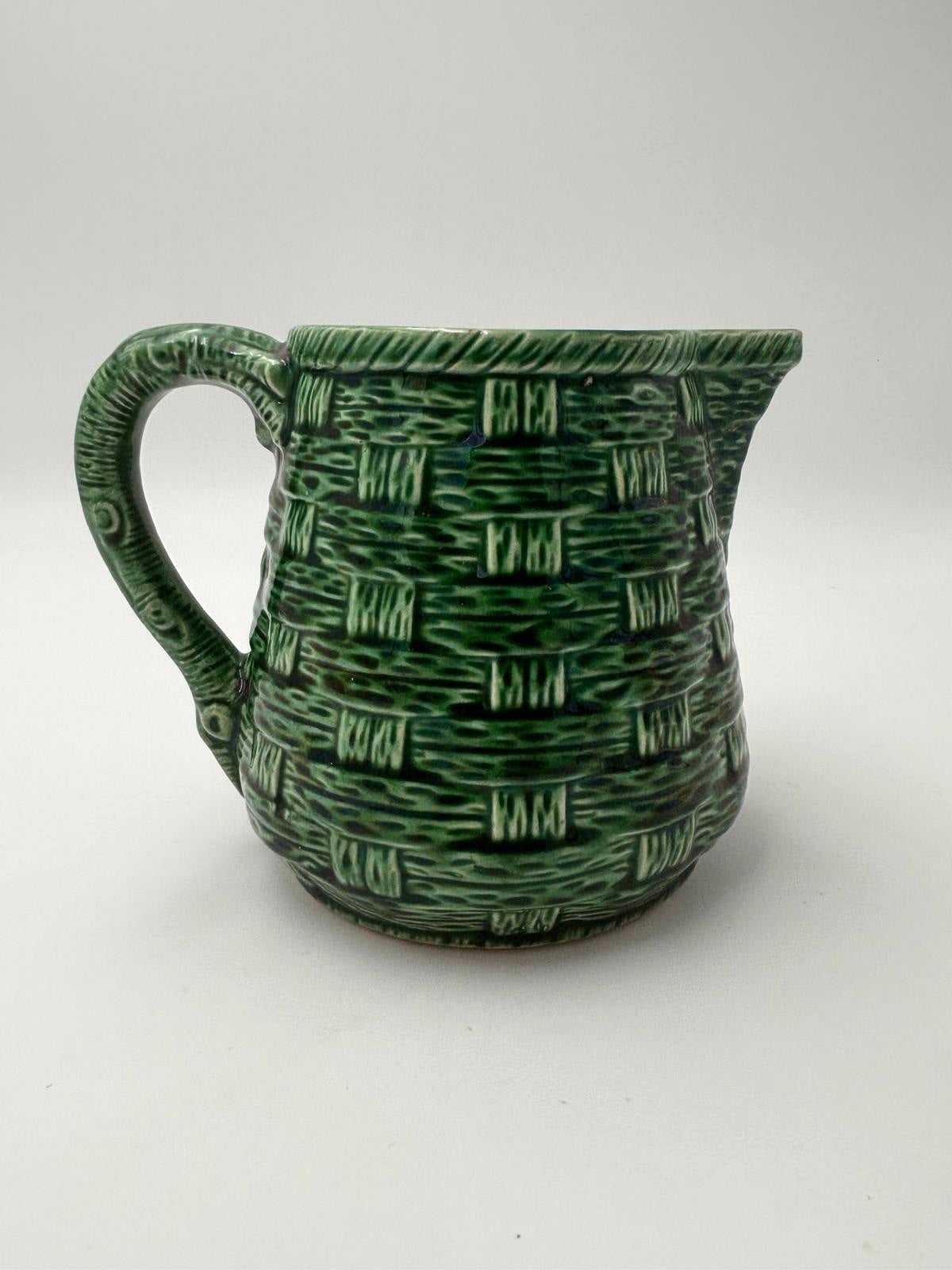 Majolica-kande - dyb grøn