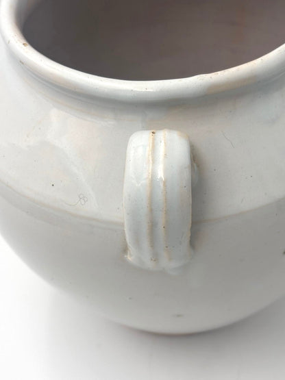 Martres-Tolosane krukke - hvid glasering