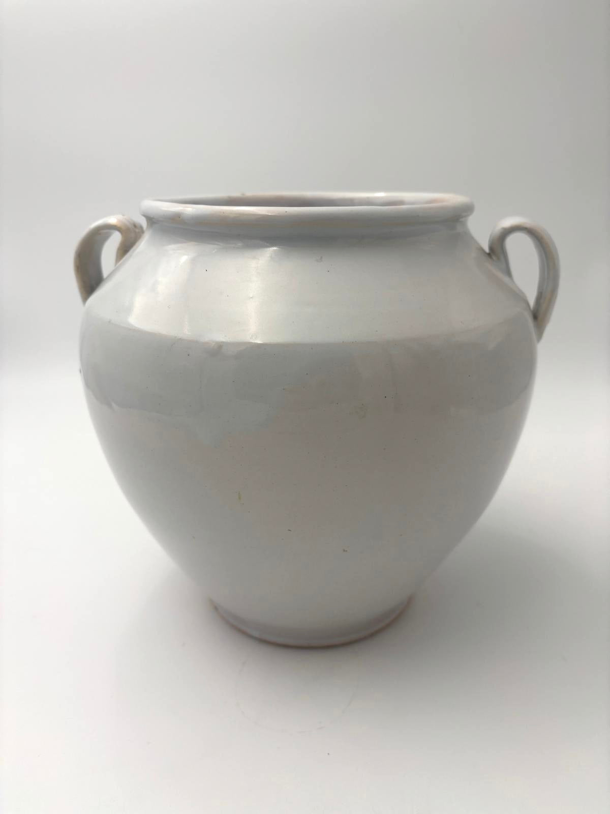 Martres-Tolosane krukke - hvid glasering