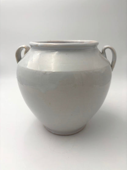 Martres-Tolosane krukke - hvid glasering