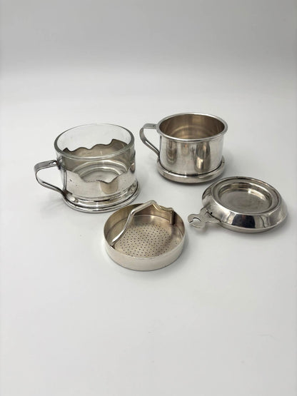 Mills filterkaffekop i pletsølv