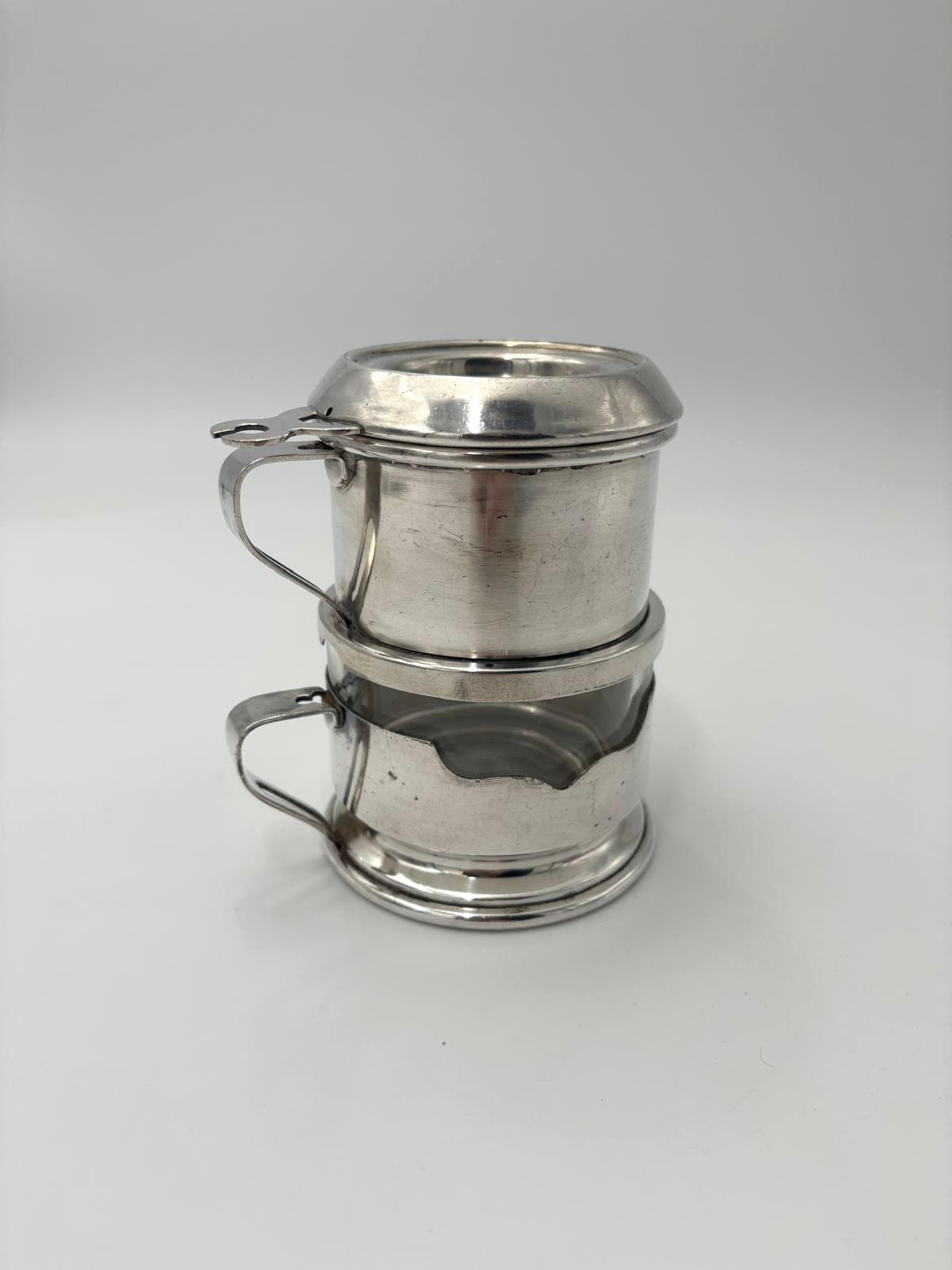 Mills filterkaffekop i pletsølv