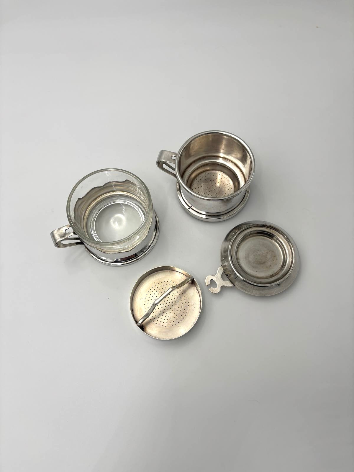 Mills filterkaffekop i pletsølv