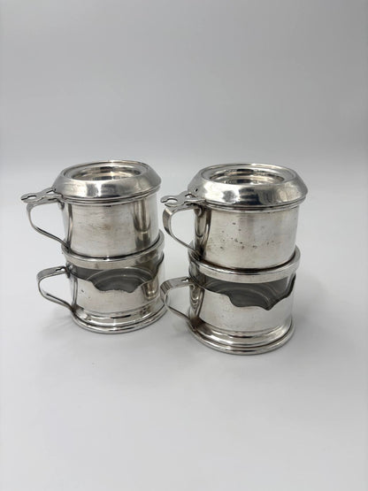 Mills filterkaffekop i pletsølv