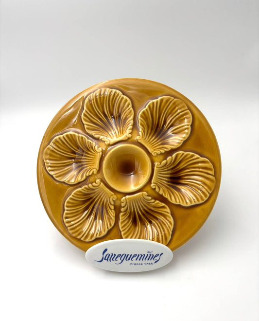 Proceram østerstallerken - okkergul