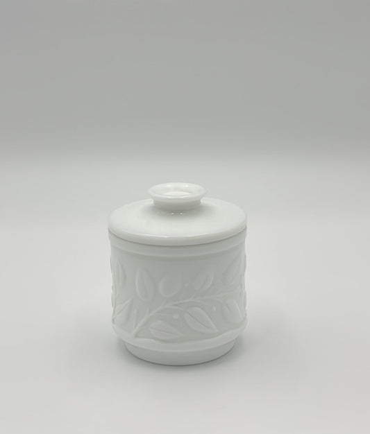 Opalbøtte lille størrelse med bladmotiv