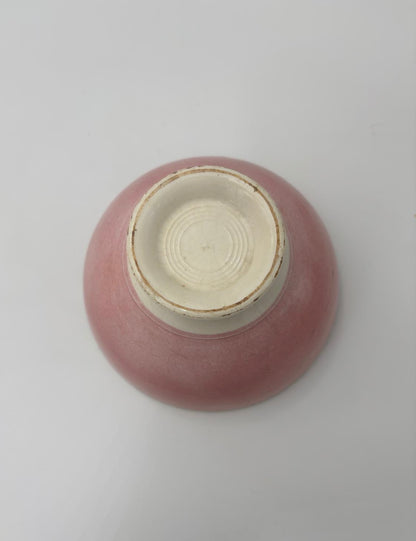 Lyserød café au lait skål