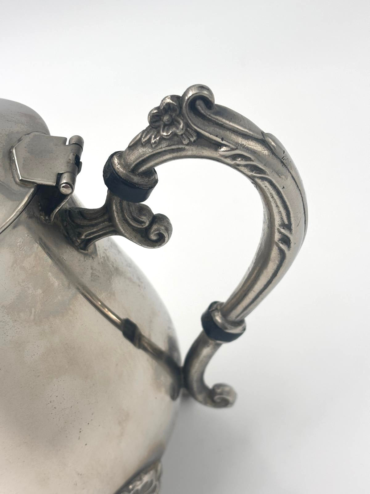 Vintage kaffekande i pletsølv