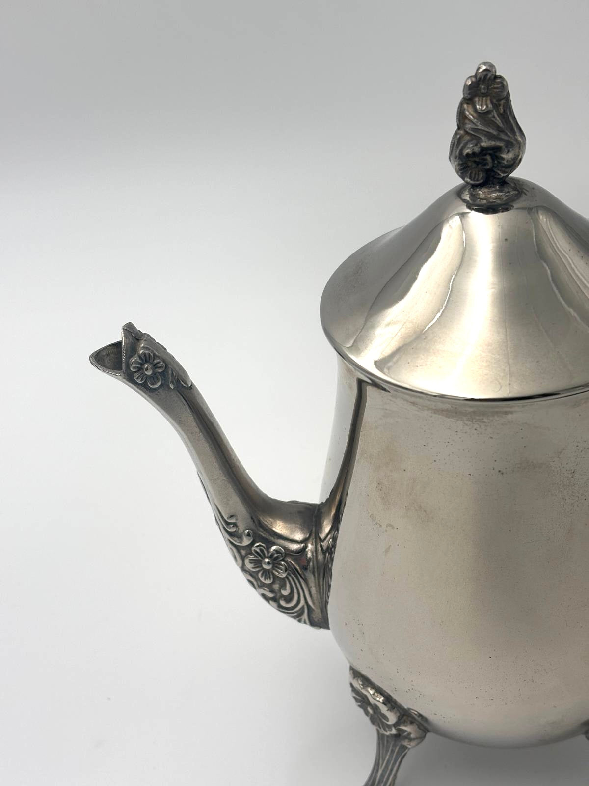 Vintage kaffekande i pletsølv