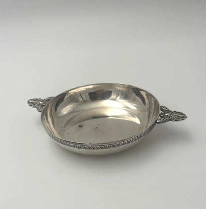 Lille serveringsskål i pletsølv