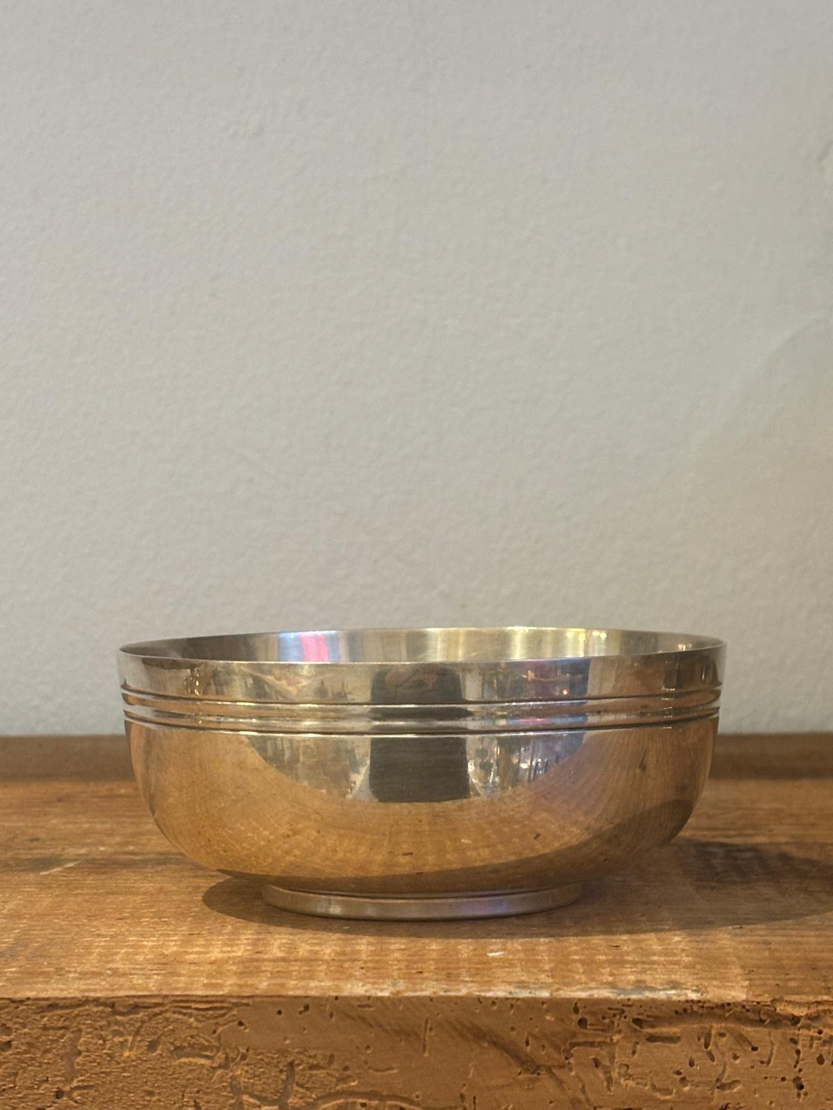 Lille vintage skål i pletsølv