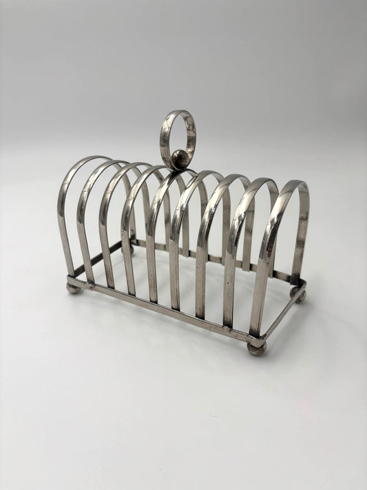 Porte a toast forsølvet