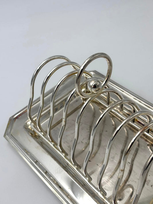 Toast on a tray