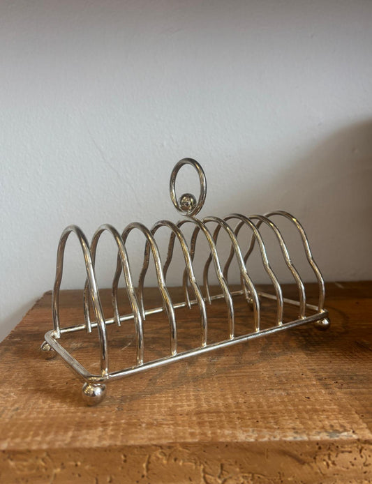 Porte a toast forsølvet