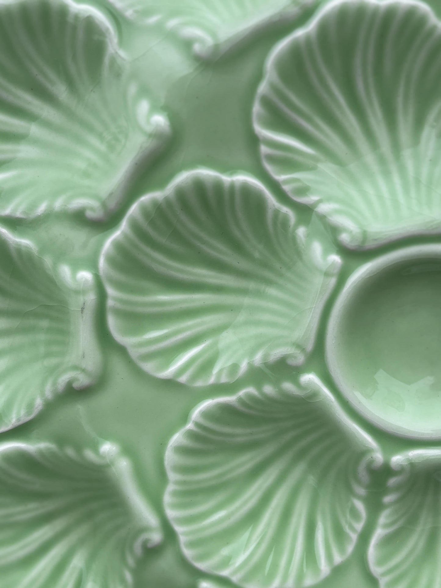 Østersfad fra Proceram i mintgrøn