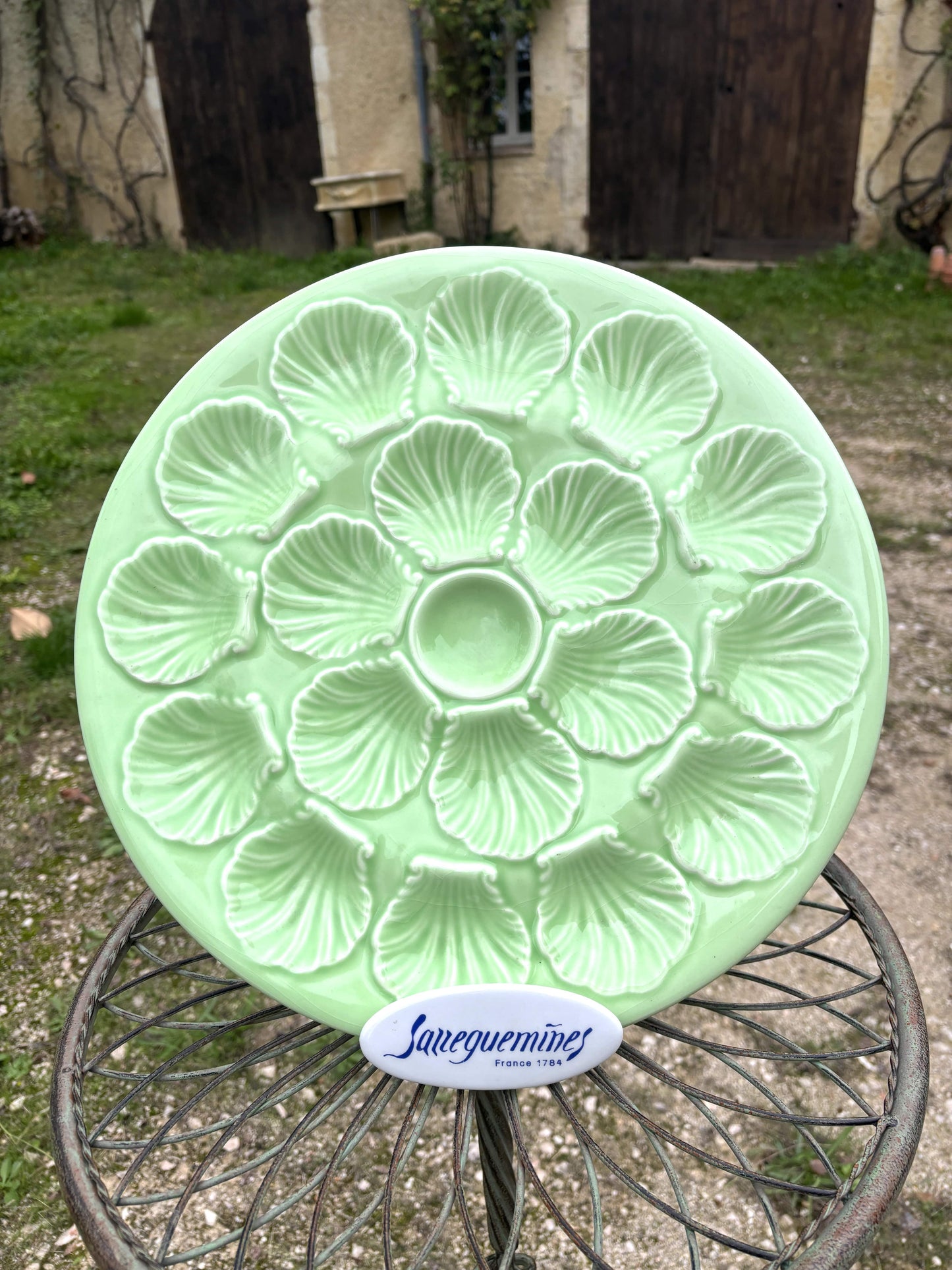 Østersfad fra Proceram i mintgrøn