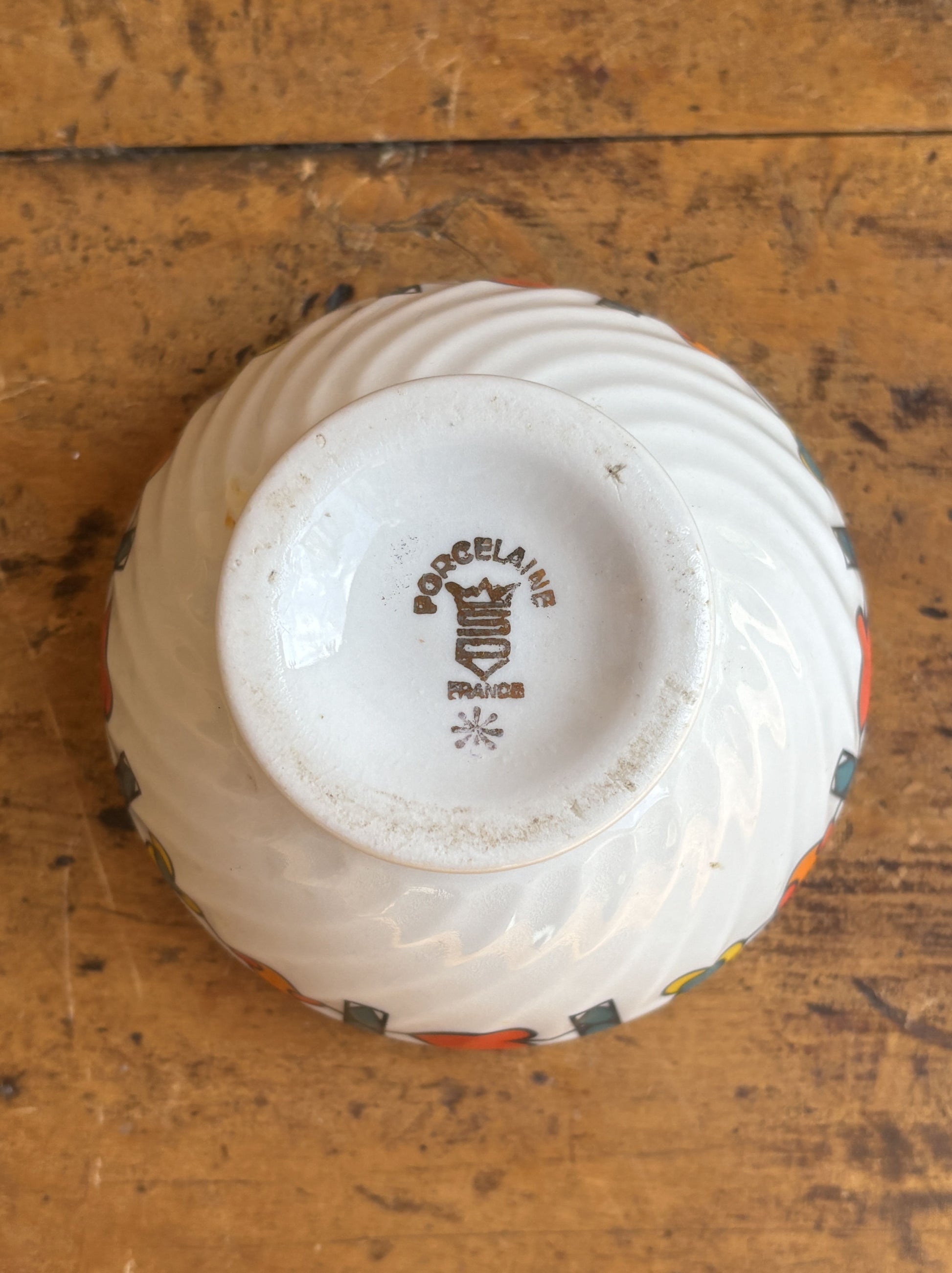 Lille cafe au lait bol fra Porcelaine France