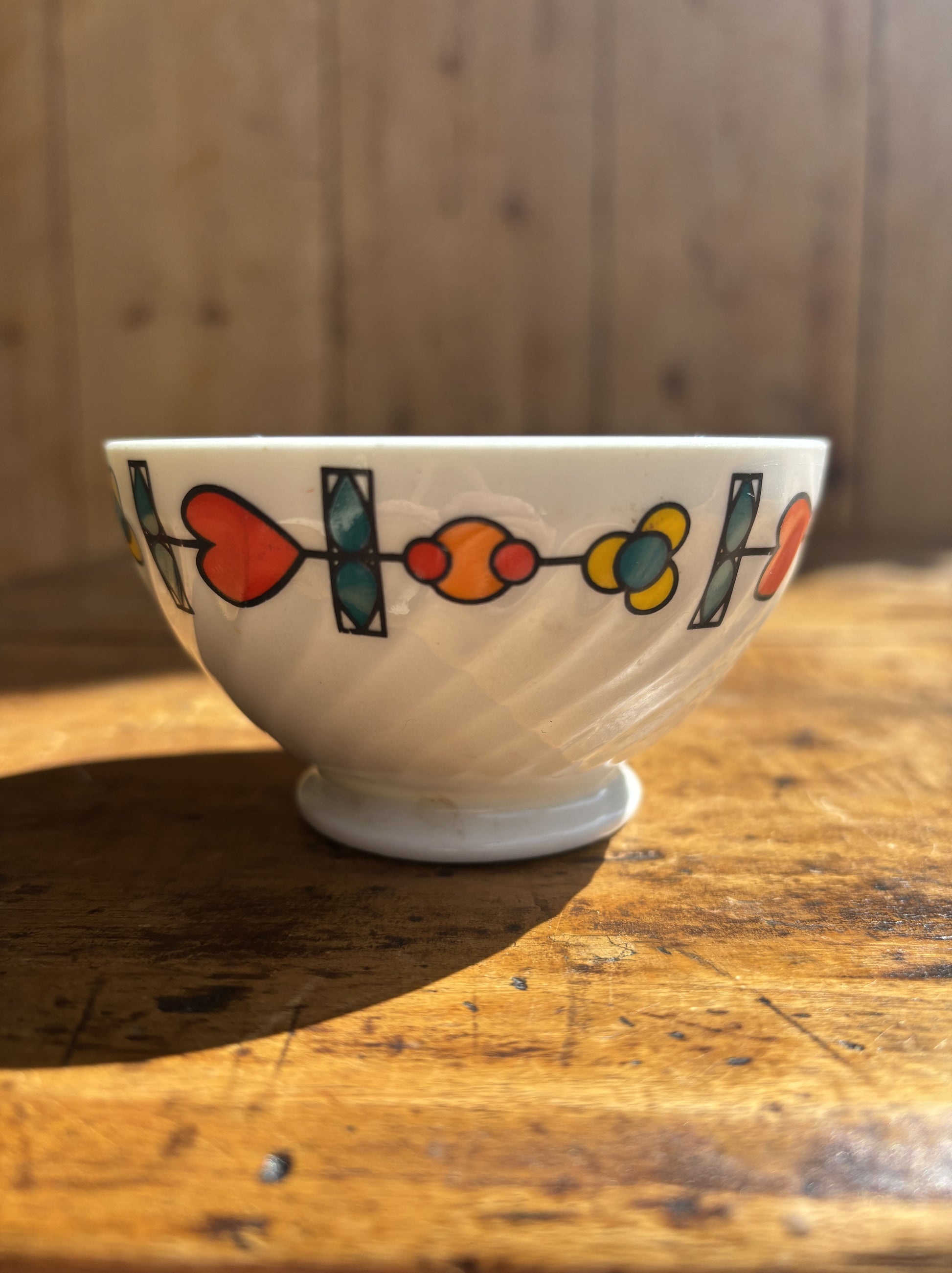 Lille cafe au lait bol fra Porcelaine France